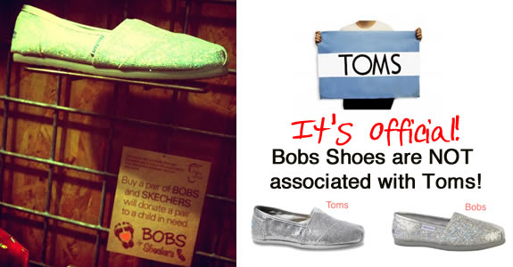 TOMS Shoes and BOBS Shoes