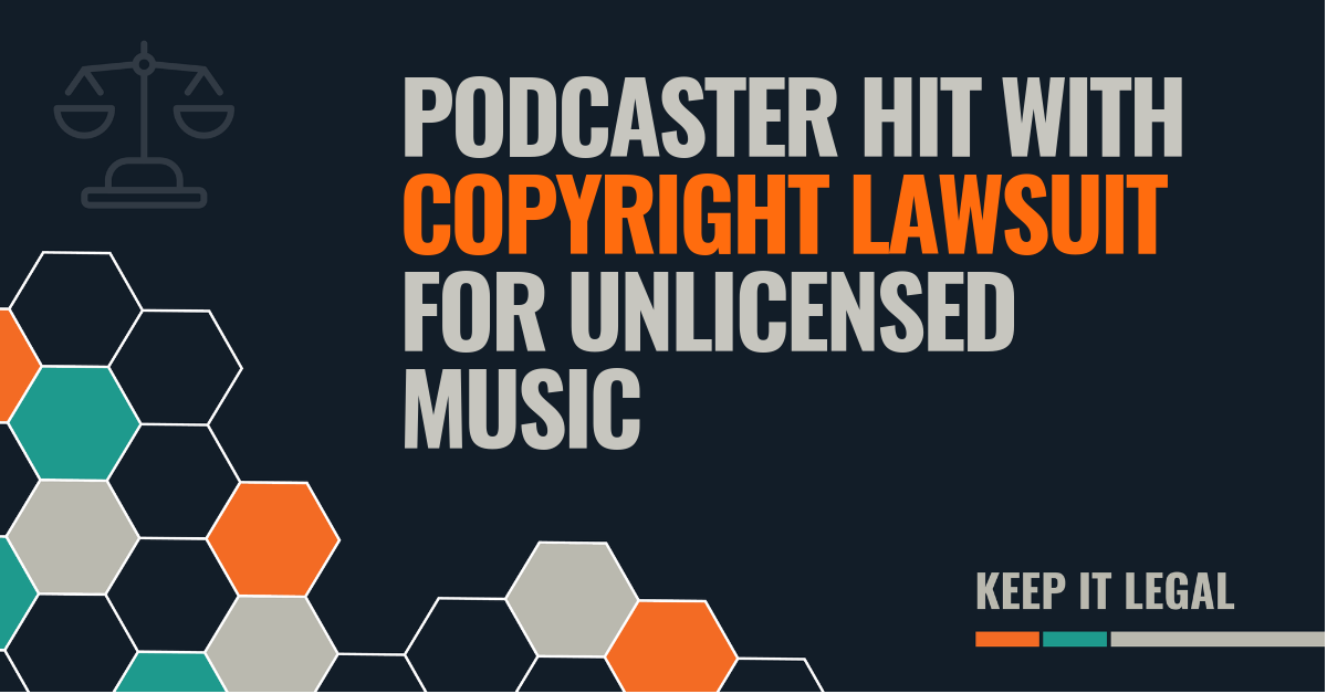 Featured thumbnail for Podcaster Hit With Copyright Lawsuit for Unlicensed Music