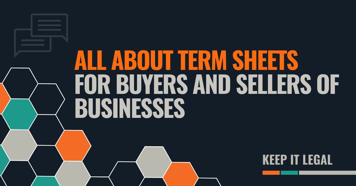 Featured thumbnail for All About Term Sheets – For Buyers and Sellers of Businesses